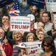 Donald Trump supporters cheer on the Republican presidential candidate before a campaign rally March 7, 2016, in Concord, N.C. The North Carolina Republican presidential primary will be held March 15.
Sean Rayford/Getty Images